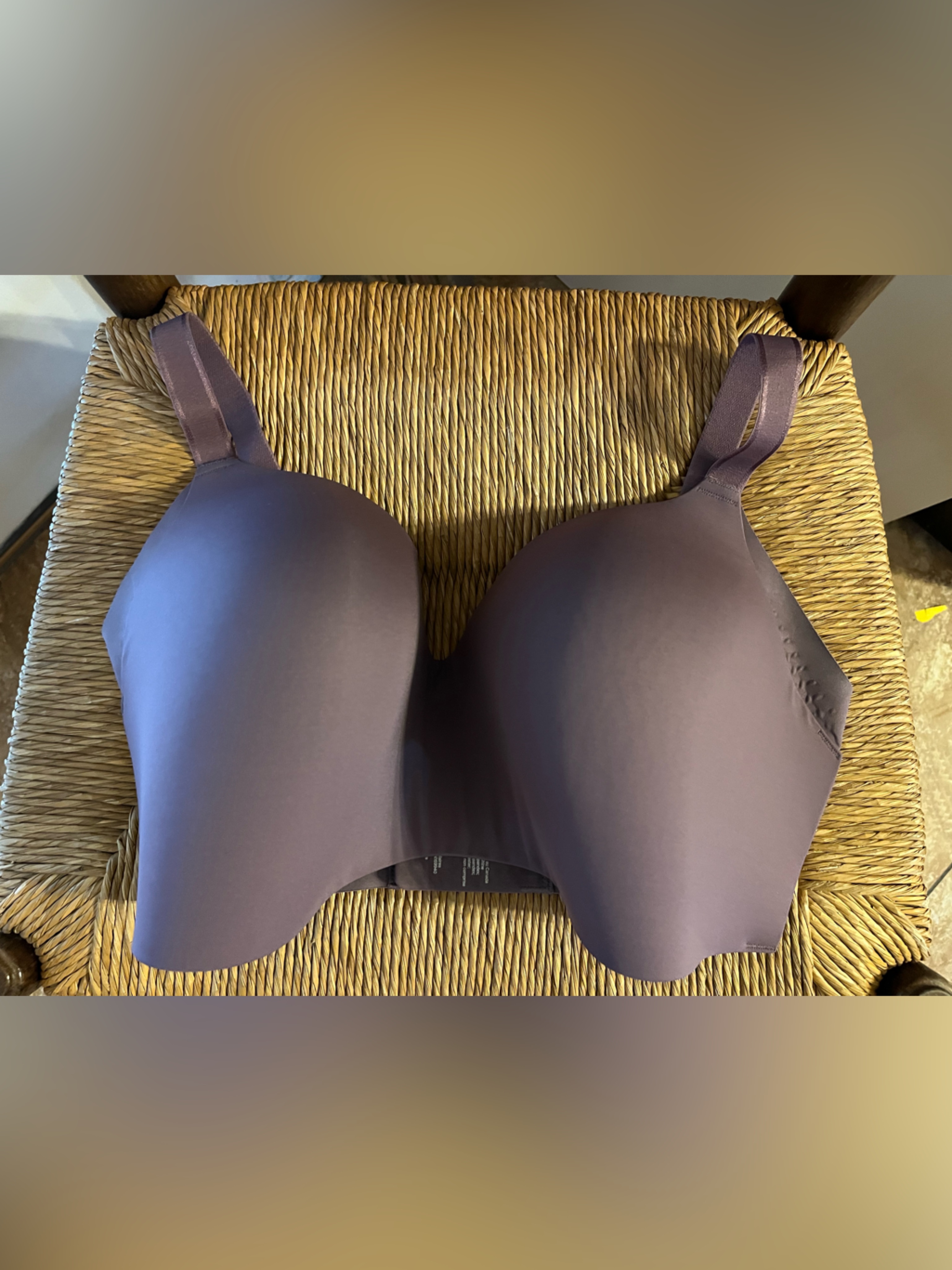 Knix Wingwoman Contour Bra - Size 36 H - Seamless Dusty Purple